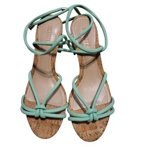 NWT Schutz Suzy Mid Block Sandals - Size 7B
